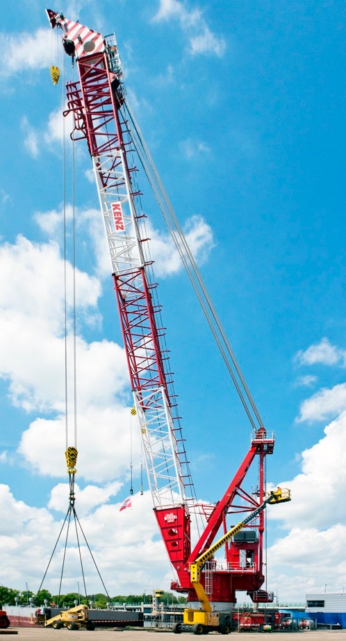 Kenz Cranes delivers 400t boom hoist crane for Seajacks Hydra